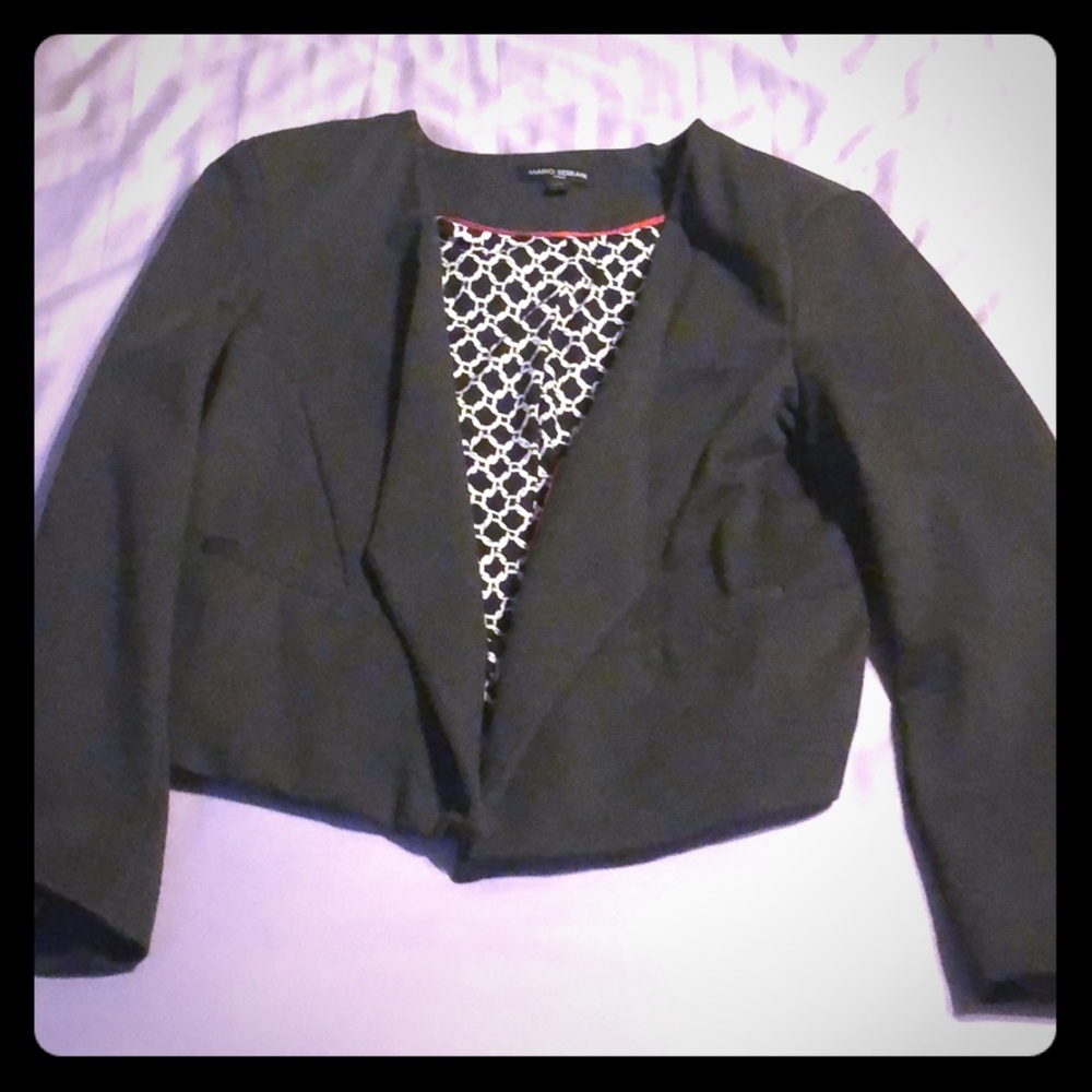 Charcoal blazer